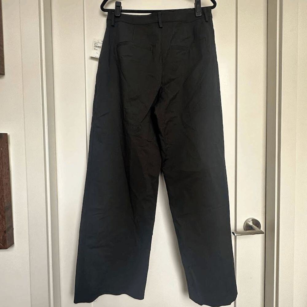 Good American Wide Leg Trouser Pants Size 14/32 Black NWT - Picture 4 of 8